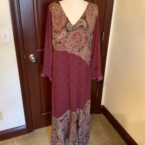 Soft Surroundings Paisley Print Maxie. Sz. Large